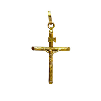 Pendant 14k Solid Gold. Crucifix