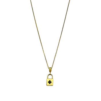 Necklace Yellow Gold 14k. Lock