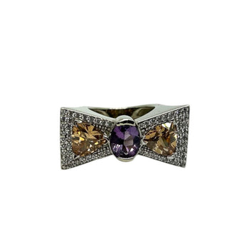 Ring 14K Solid Gold. Bow