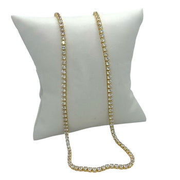 Necklace Yellow Gold 14k. Tennis