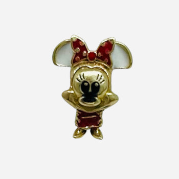 Charm yellow gold 10kt. Minnie Mouse