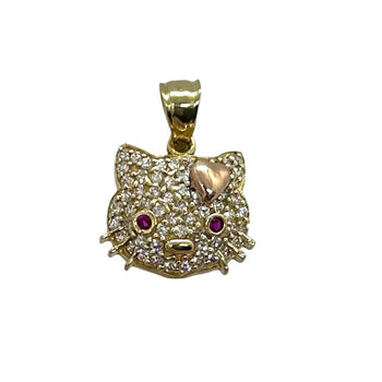 Pendant Yellow Gold 10k. Hello Kitty