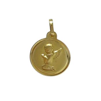 Pendant Solid Gold 18k. Guardian Angel