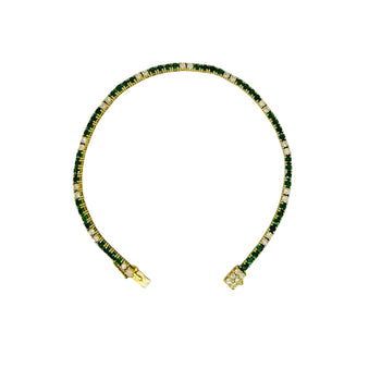 Bracelet Yellow Gold 18k. Tennis