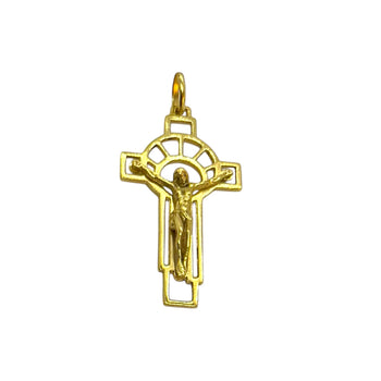 Pendant 18K Solid Gold. Crucifix