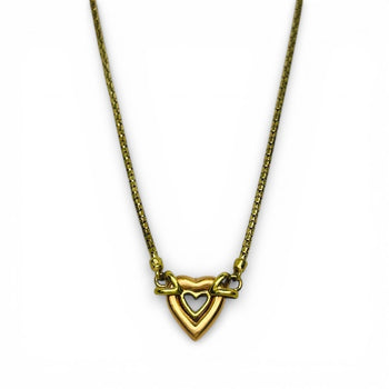 Necklace Yellow Gold 14k. Heart
