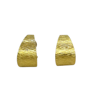 Earrings Yellow Gold 18k. Hoops