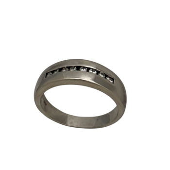 Ring 14k Solid White Gold. Band