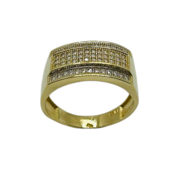 Ring Yellow Gold 14kt with Cz