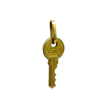 Pendant 14K Solid Gold. Key