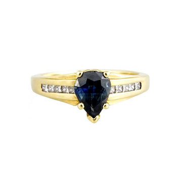 RING YELLOW GOLD 14KT WITH CUBIC ZIRCONIA