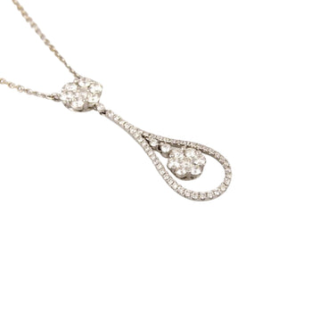 NECKLACE WHITE GOLD 18KT WITH DIAMONDS